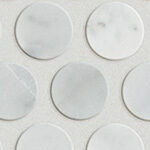 Estate Penny Round Bianco Carrara